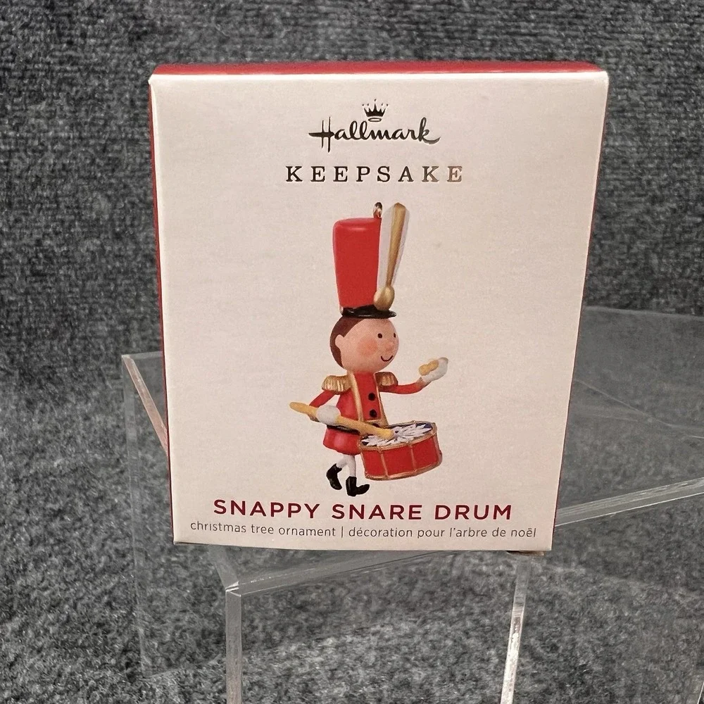 2021 Hallmark Keepsake Ornament Snappy Snare Drum Toy Soldier Band New in Box